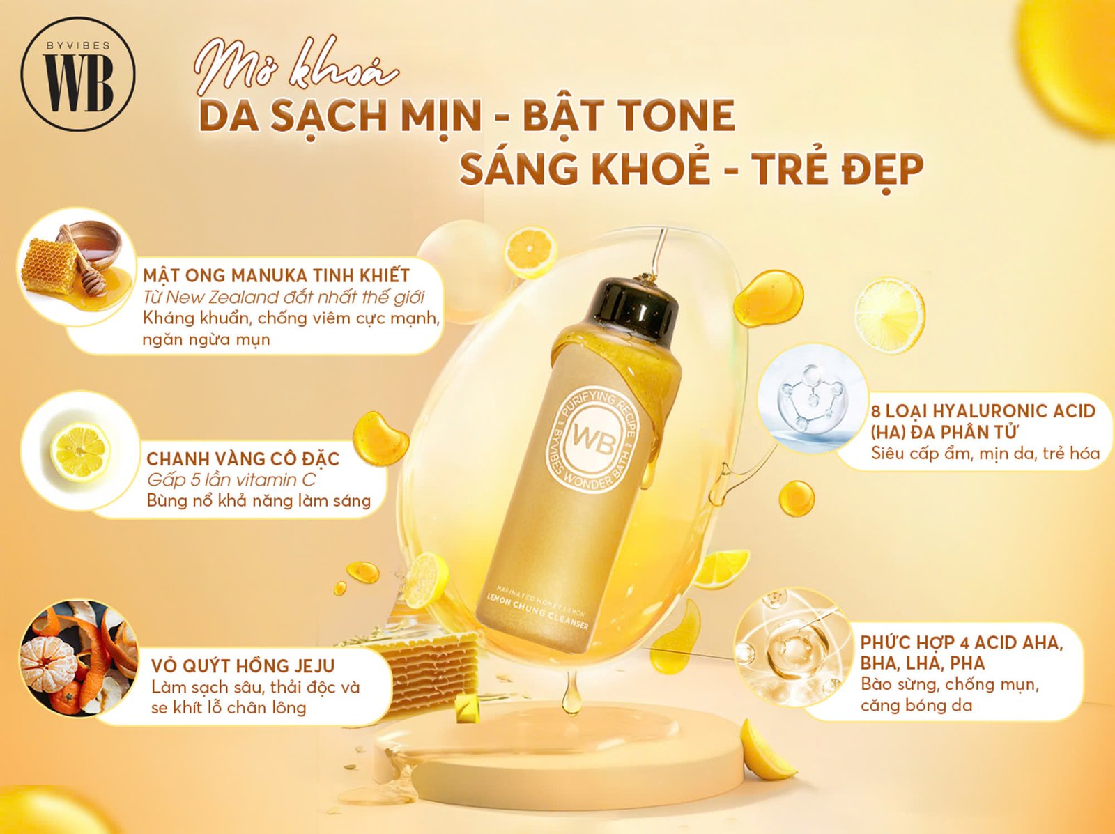 Lemon Chung Manuka Cleanser 200ml - Ảnh 3