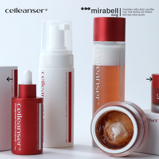 Nước cân bằng da Celleanser Pomegranate Ferment Toner - Ảnh 9