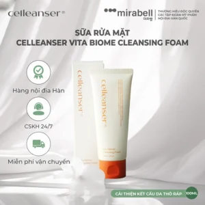 Sữa rửa mặt Celleanser Vita Biome Cleansing Foam