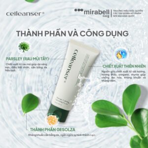 Sữa rửa mặt Celleanser Therapy Calming Cleansing Foam
