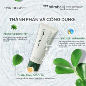 Sữa rửa mặt cho da nhạy cảm Celleanser Vita Biome Cleansing Foam
