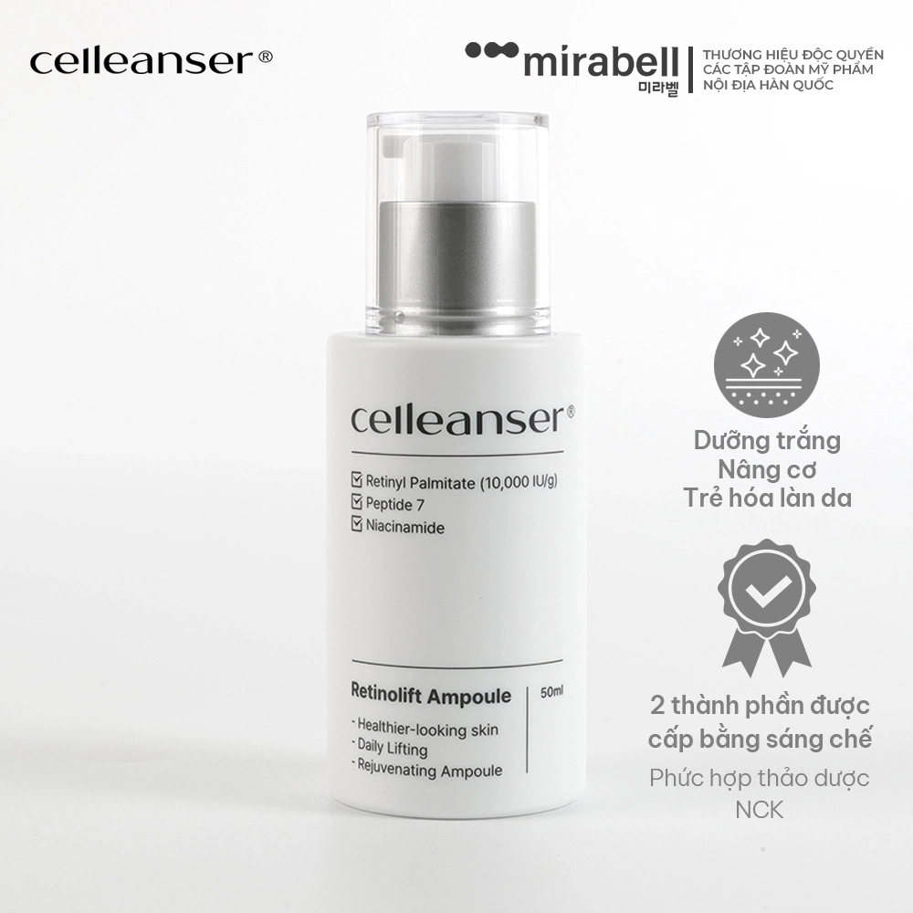 Tinh chất dưỡng da Celleanser Retinolift Ampoule-hàn quốc