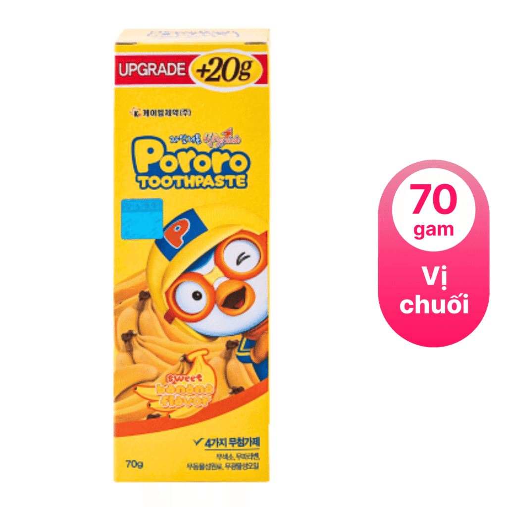 Kem Đánh Răng Pororo Cho Trẻ Em Vị Chuối-hàn quốc