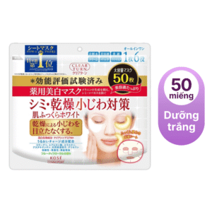 Mặt nạ dưỡng trắng da Clear Turn 50 miếng-nhật bản