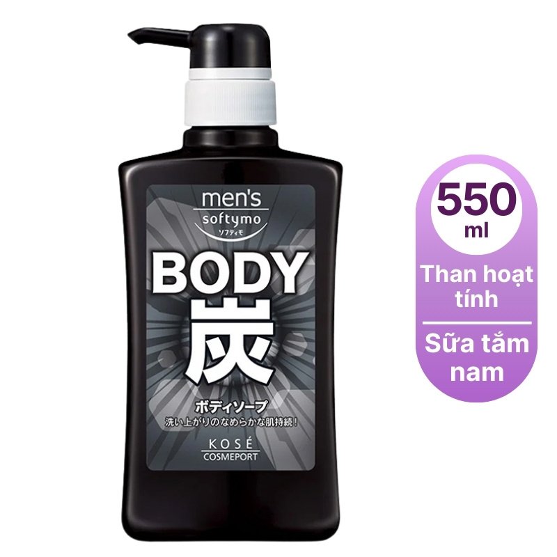 Sữa tắm than hoạt tính dành cho nam-nhật bản