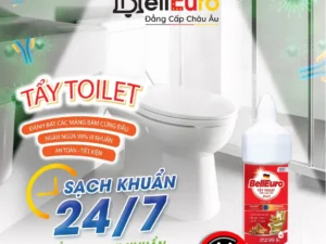 Combo Tẩy Toilet Bell Euro Trắng 1kg