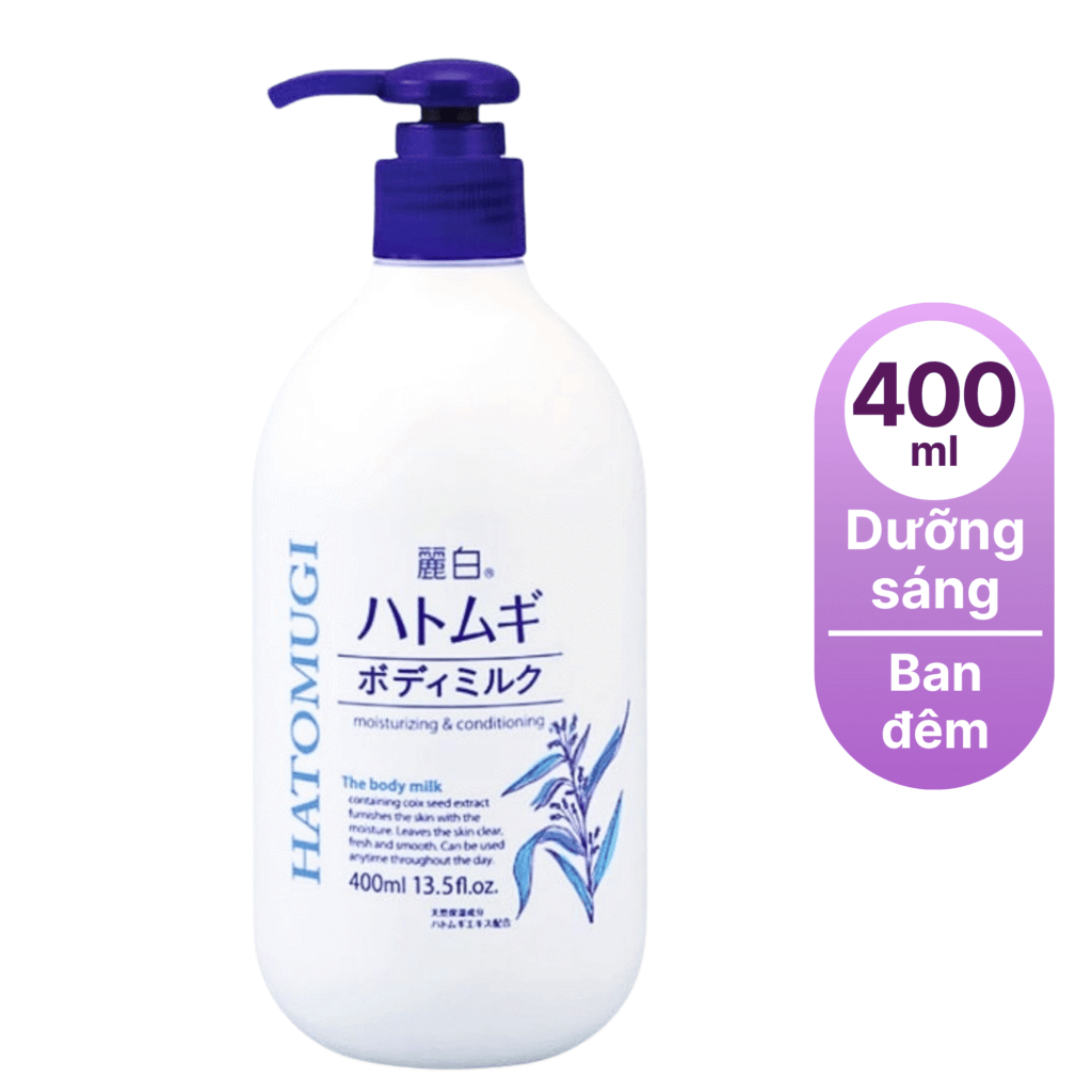 Sữa dưỡng thể ban đêm Hatomugi-nhật bản