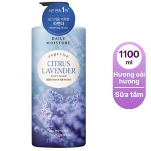 Sữa tắm On The Body hương hoa oải hương 1100ml-hàn quốc