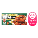 Viên nấu Cà ri kiểu Nhật vị cay vừa Kobe Bussan 200g-nhật bản