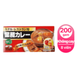 Viên nấu Cà ri kiểu Nhật vị không cay Kobe Bussan 200g-nhật bản